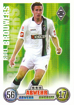 Roel Brouwers Borussia Monchengladbach 2008/09 Topps MA Bundesliga #239